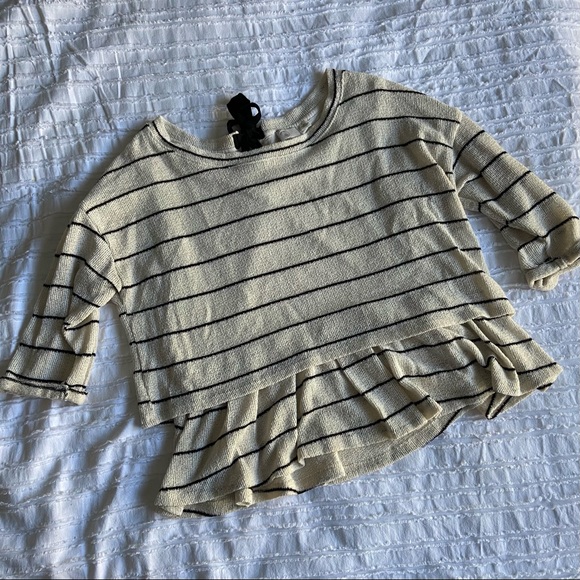 Anthropologie 3/4 Sleeve Layered Sweater - Picture 3 of 6